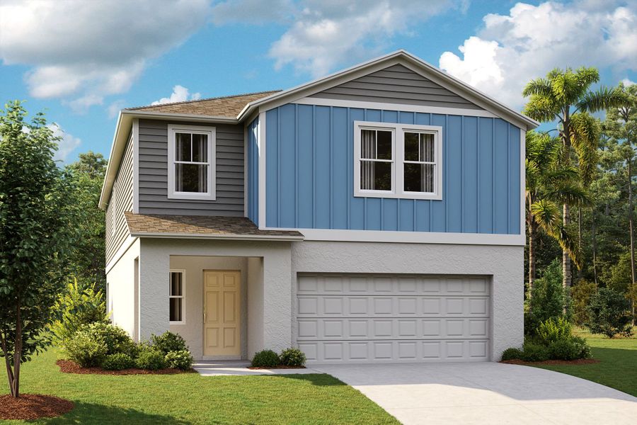 New construction Single-Family house Valencia, 34462 Moonflower Avenue, Wesley Chapel, FL 33545 - photo