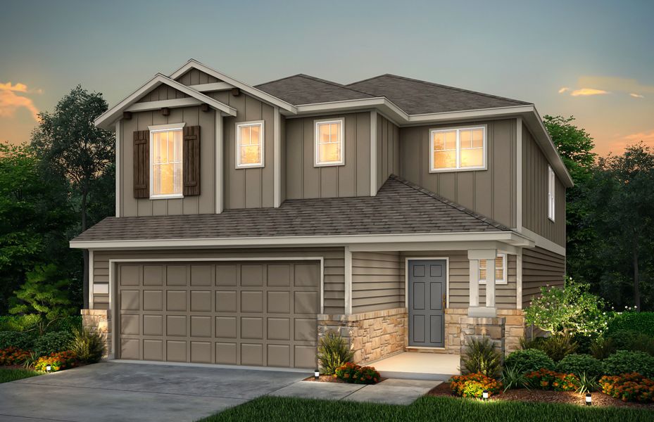 New construction Single-Family house Modena, 513 Exploration Circle, Liberty Hill, TX 78642 - photo