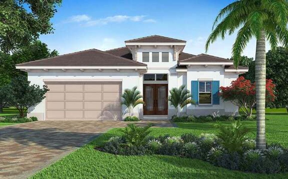 New construction Single-Family house The St. Lucia Plan, Plantation Blvd, Palm Coast, FL 32137 - photo