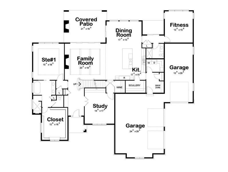 Main Floor Layout *for illustrative purposes only