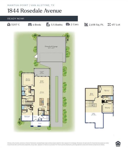 With all the space you could hope for and a floor paln designed for entertaining, our 3207 floor plan is a winner!