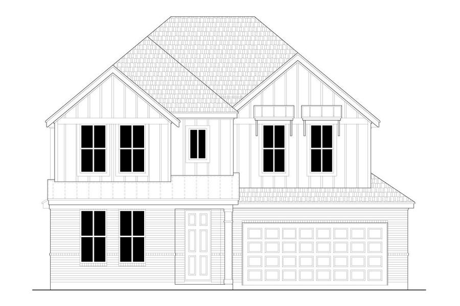 New construction Single-Family house 8413 Campbell Dr, Rowlett, TX 75089 Oakmont Home Design Magnolia Landing- photo