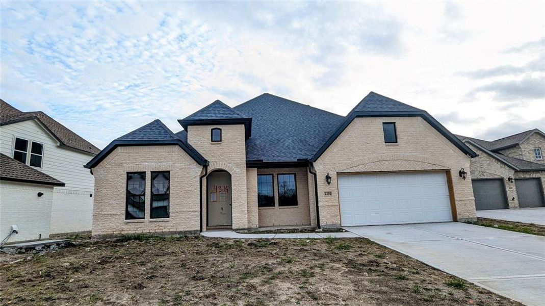 New construction Single-Family house 4314 Golden Ridge Circle, Manvel, TX 77578 Plan 5039 Exterior D- photo