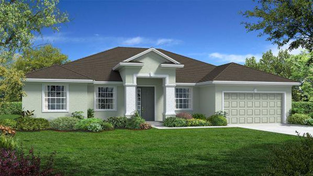 New construction Single-Family house The Rockingham II, Dismuke Drive, Lakeland, FL 33812 - photo