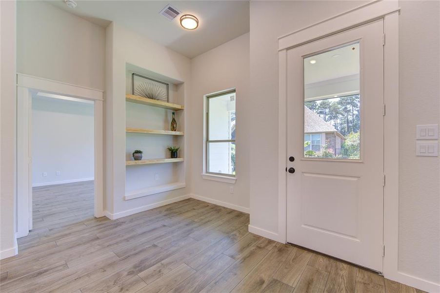 Breakfast area is beautifully designed with interior touches.