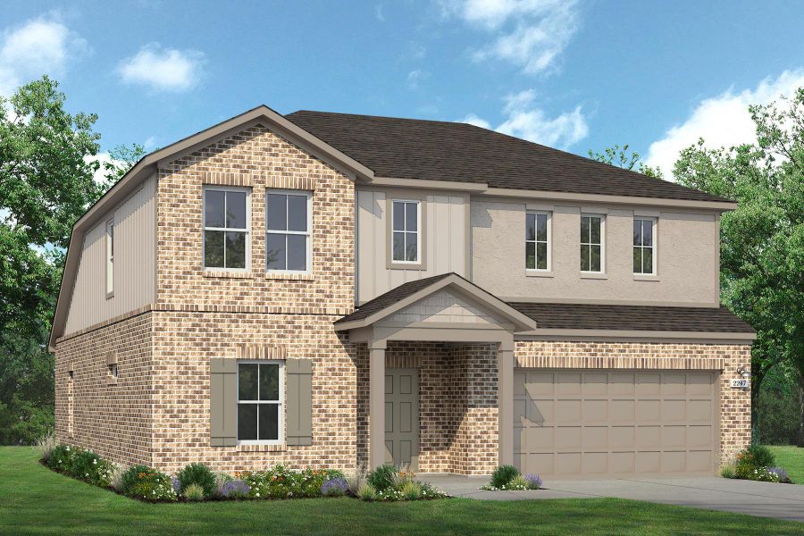 New construction Single-Family house Oaks 2247, 1229 Terrace View Drive, Georgetown, TX 78628 - photo
