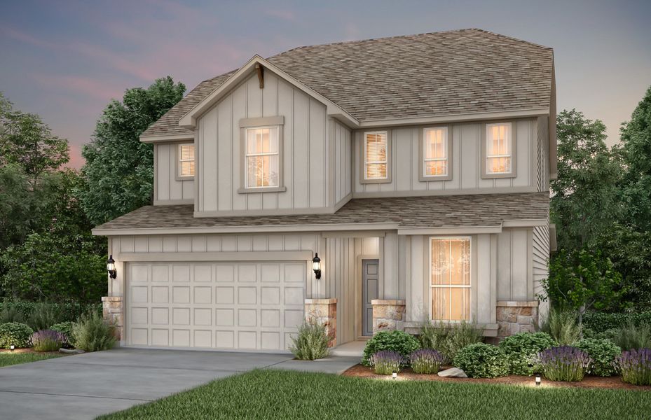 New construction Single-Family house Saddlebrook, 513 Exploration Circle, Liberty Hill, TX 78642 - photo