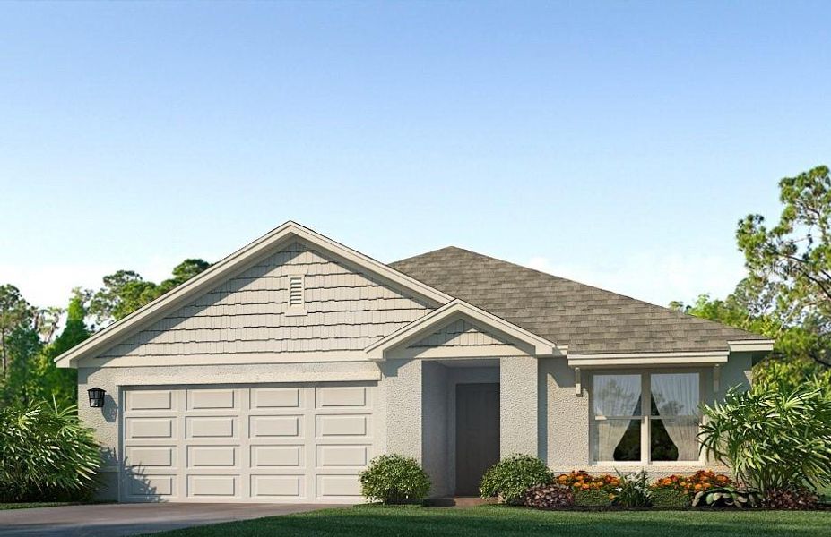 New construction Single-Family house 5911 Flagstone Trail, Palmetto, FL 34221 Aria- photo