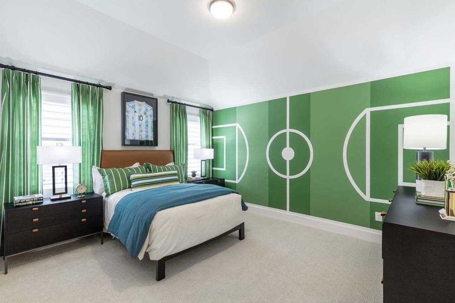 Representative Secondary Bedroom - some options shown