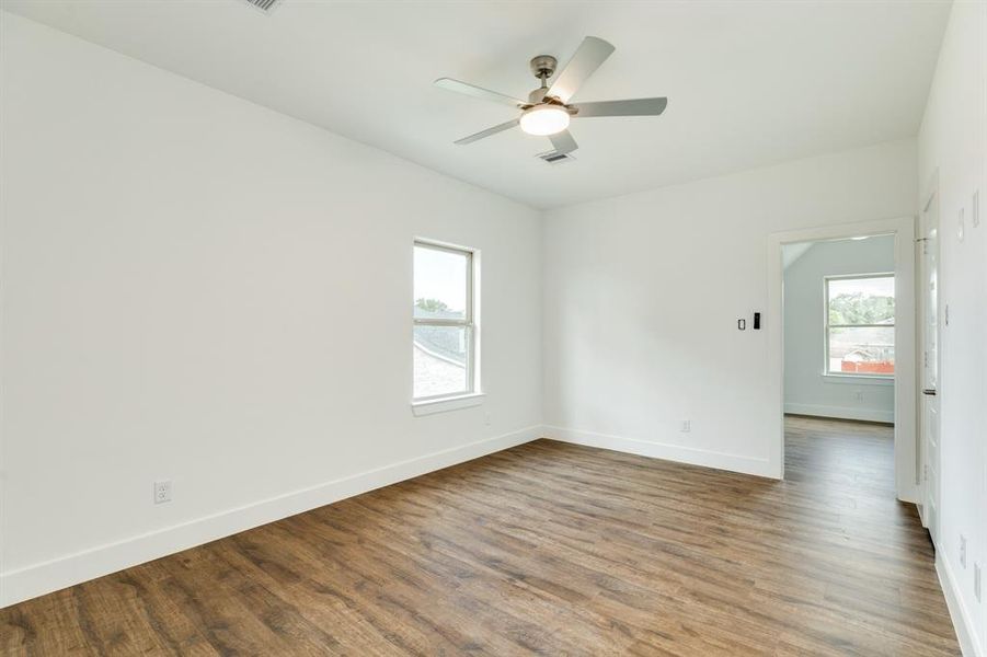 Second bedroom with attached study or playroom