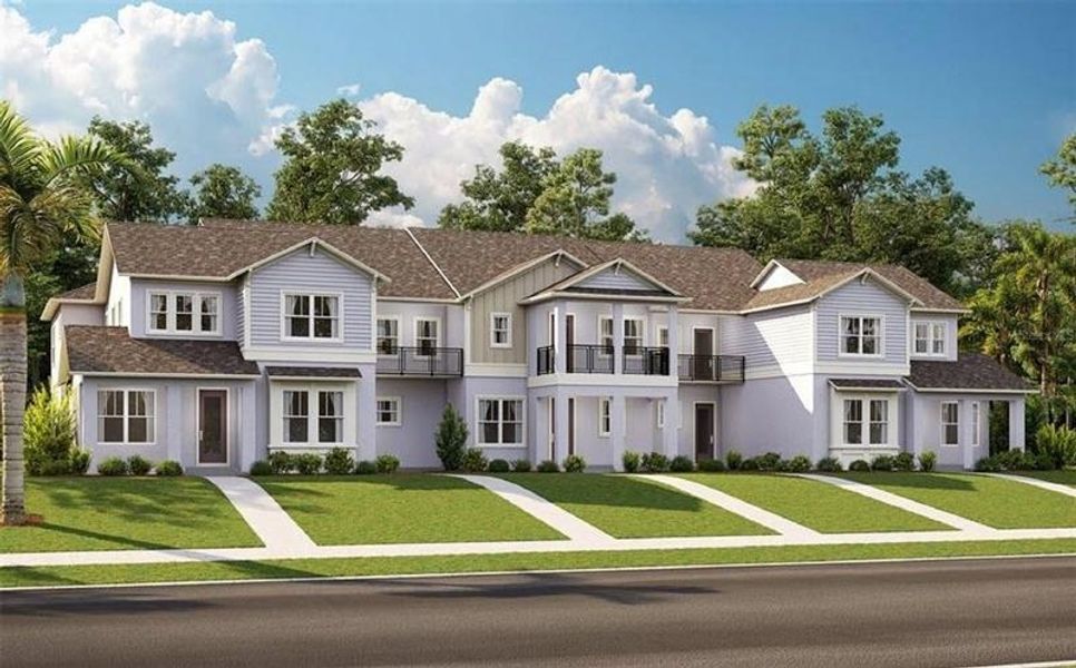 New construction Townhouse house 10015 Pearson Avenue, Orlando, FL 32827 Keller- photo