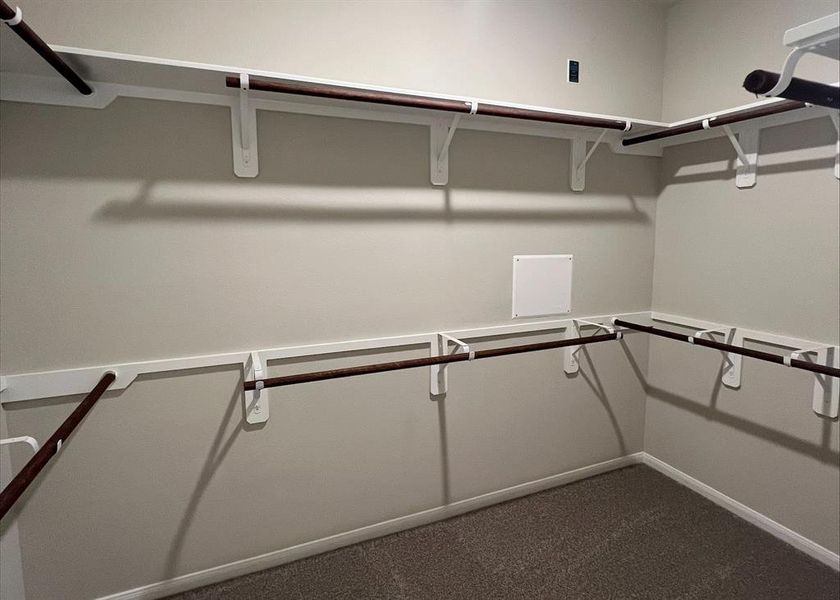 Huge owner's walk-in closet