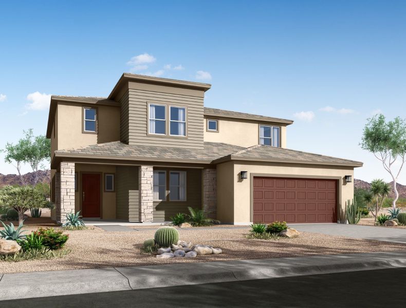 New construction Single-Family house Sycamore, 21463 W. Cartwright Ave, Buckeye, AZ 85396 - photo