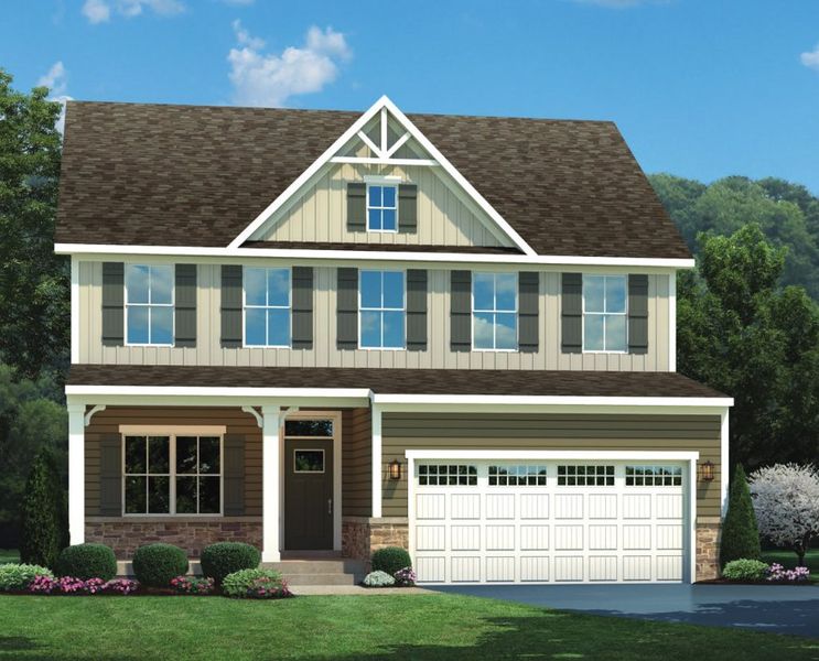 New construction Single-Family house Columbia, 1411 Cottage Green Drive, Monroe, NC 28112 - photo