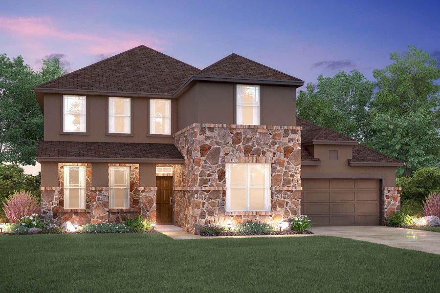 New construction Single-Family house 832 Marietta Street, Leander, TX 78641 Medina - Classic Series- photo
