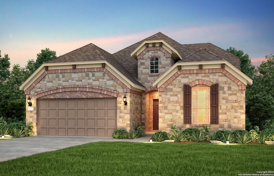 New construction Single-Family house 12234 Black Hat, San Antonio, TX 78254 Mooreville- photo