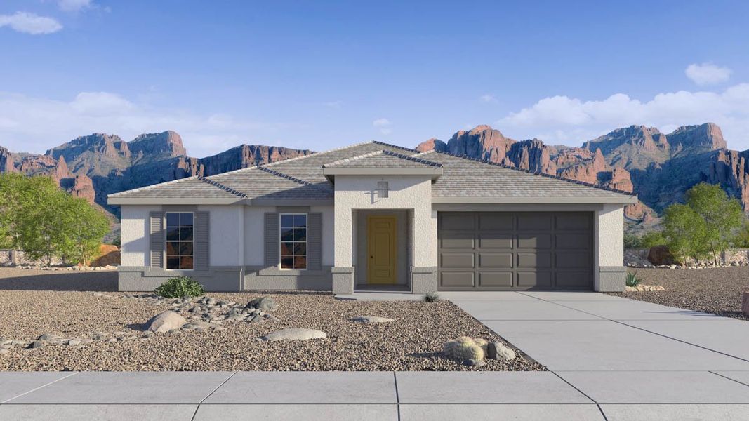 New construction Single-Family house Opal, 9416 North 178th Drive, Waddell, AZ 85355 - photo