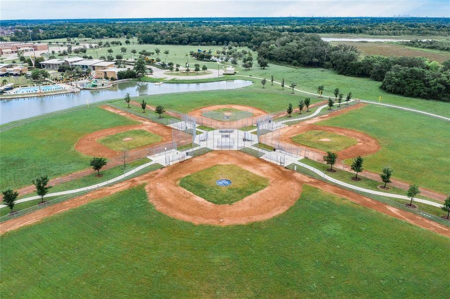 baseball fields