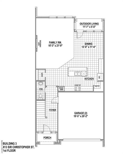 1st Level Floor Plan