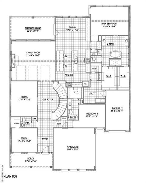 1st Level Floor Plan