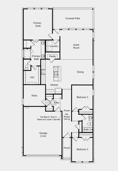 Structural options added include; 12" pop-up ceiling in gathering room and 8' doors.