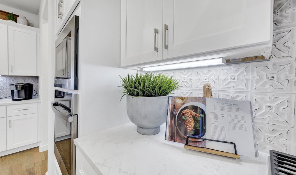 Sun-lit kitchen