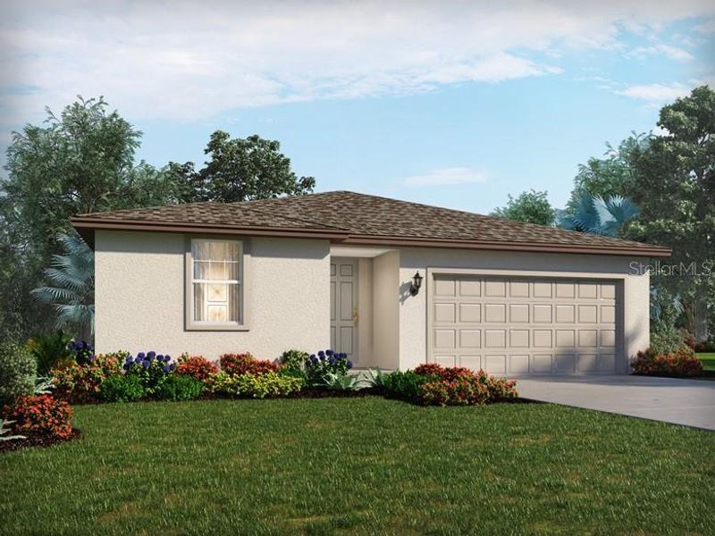 New construction Single-Family house 13950 Richland Gulf Circle, Parrish, FL 34219 Foxglove- photo