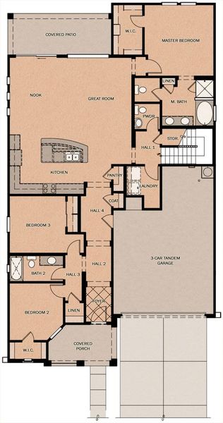 New construction Single-Family house 2645 S. Olympic Dr., Gilbert, AZ 85295 Textiler w/Loft- photo