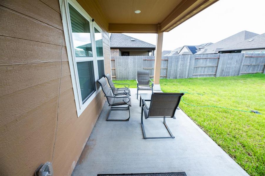 Covered Patio.