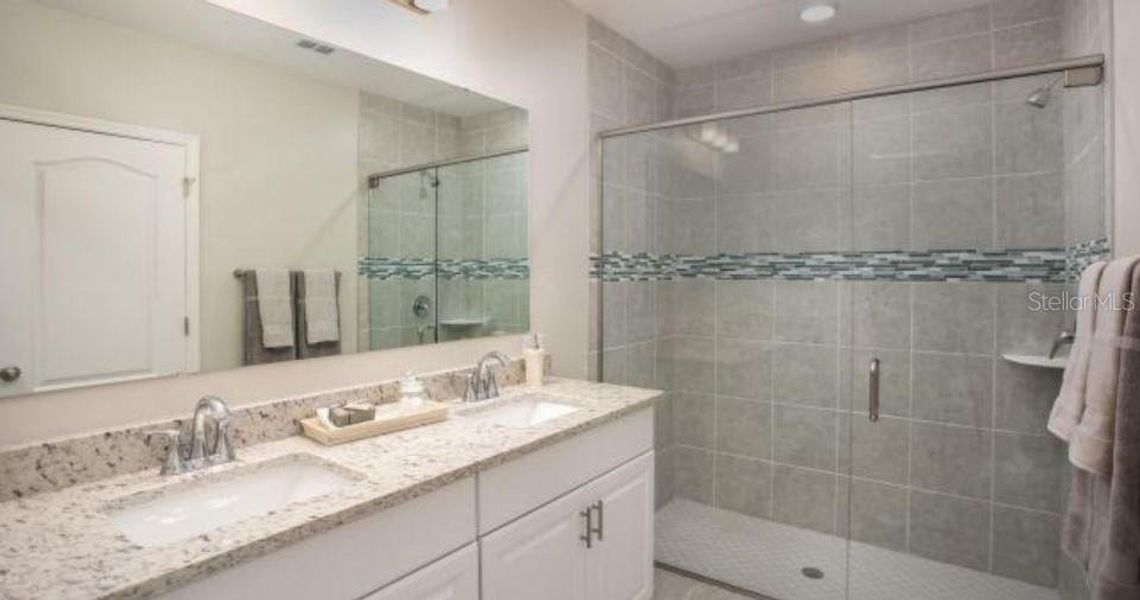 Master Bath - Model home actual features may vary