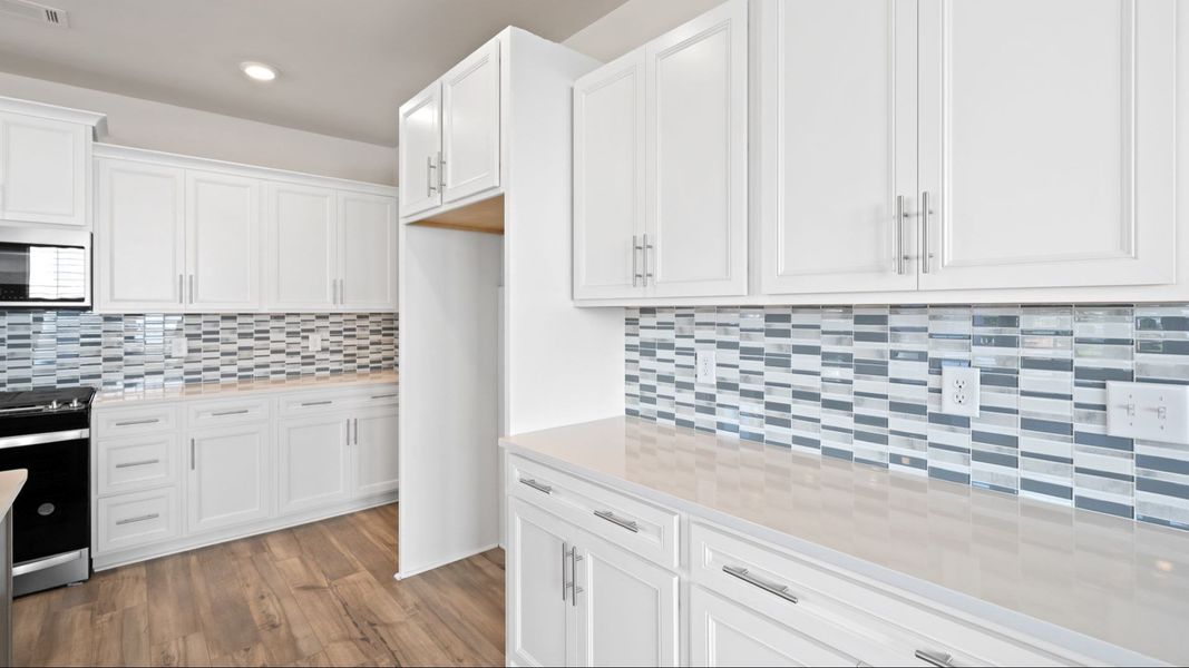 open concept kitchen with large island