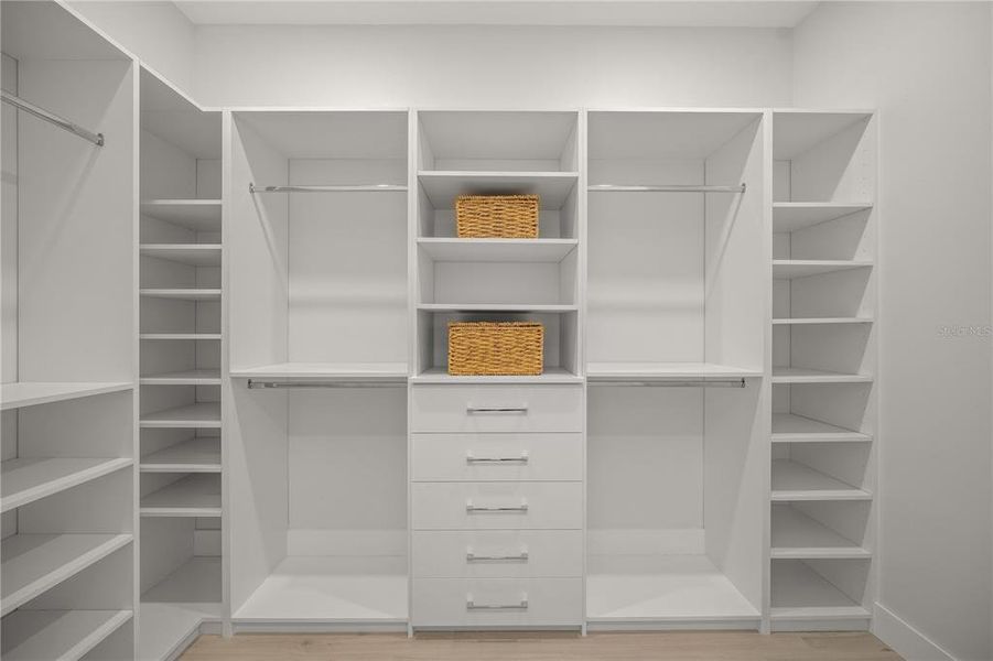 master bedroom walk in closet x2