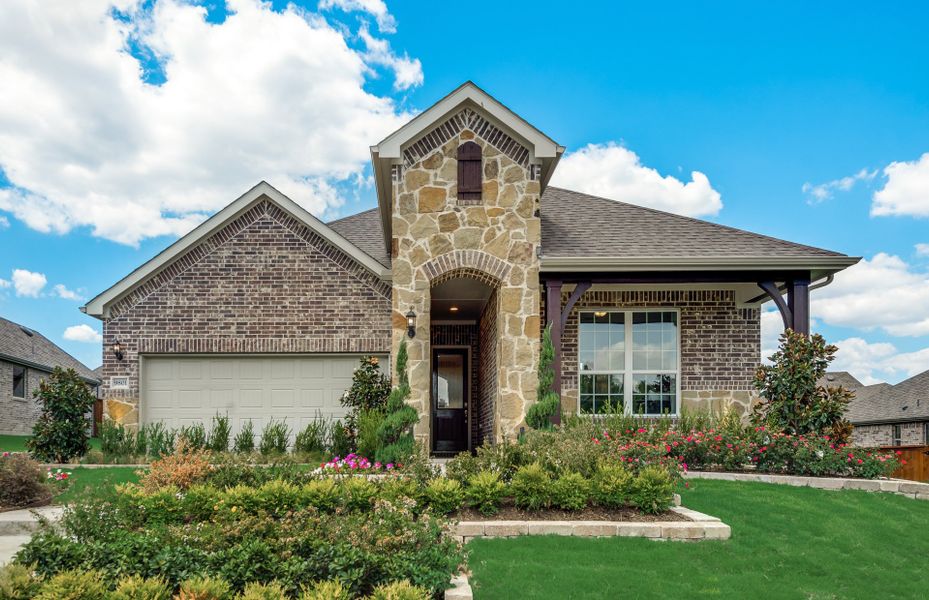 The Arlington, a one-story home with 2-car garage,