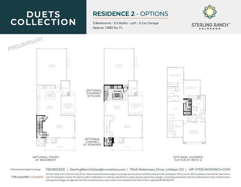 Duets at Sterling Ranch by Trumark Homes | Plan 2