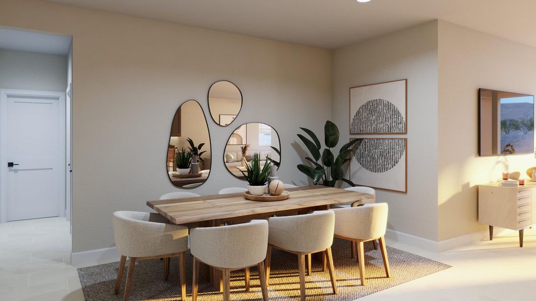 Dining Room | Gila | Wildera – Valley Series | New Homes in San Tan Valley, AZ | Landsea Homes