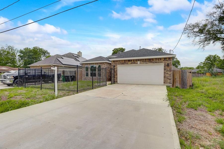 Front gated entrance