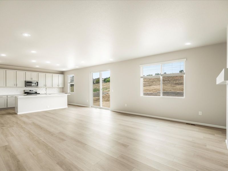 The Kenosha floorplan interior image taken at a Meritage Homes community in Northern, Colorado.