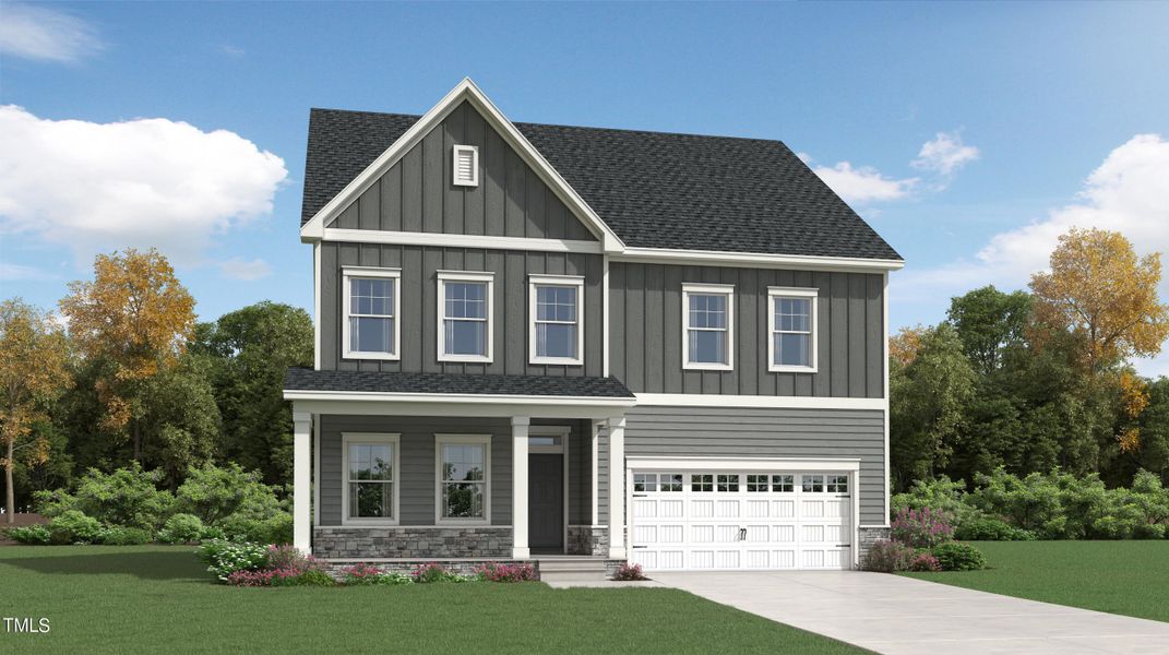 New construction Single-Family house 633 Hardin Hill Lane, Unit Tryon, Raleigh, NC 27616 Tryon- photo