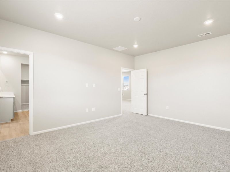 The Berthoud floorplan interior image taken at a Meritage Homes community in Northern, Colorado.