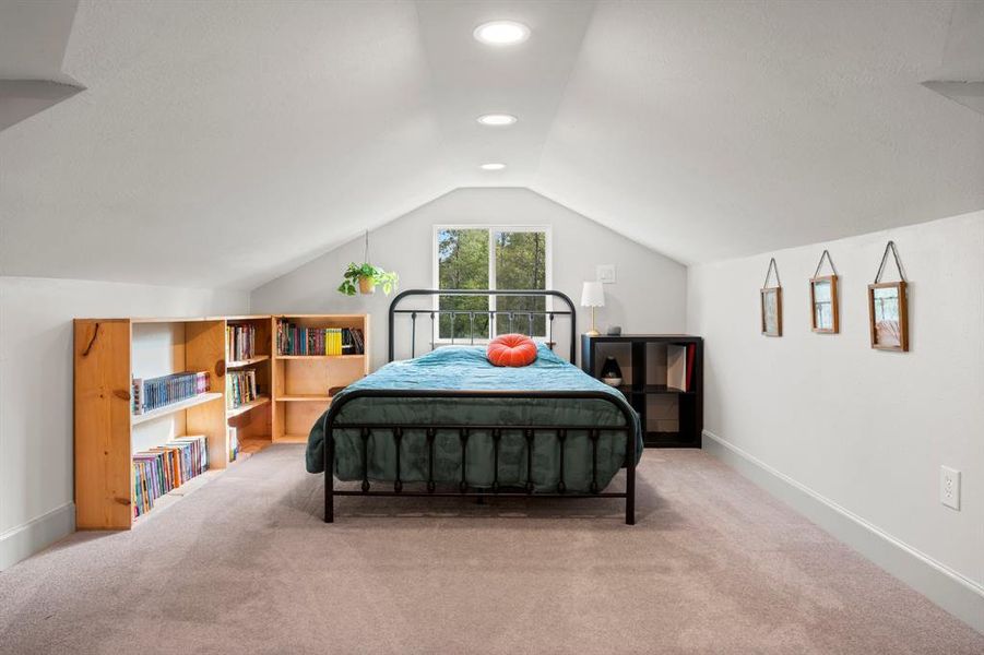 upstairs loft:  office, additional bedroom, craft room, game room, storage, you choose!