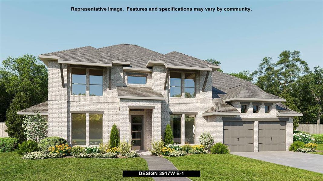 New construction Single-Family house 2813 Midlake Drive, Midlothian, TX 76065 Design 3917W- photo