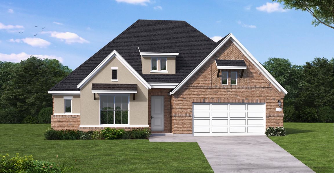 New construction Single-Family house Friona (3039-HS-50), 9831 Vista Ridge Circle, Willis, TX 77318 - photo
