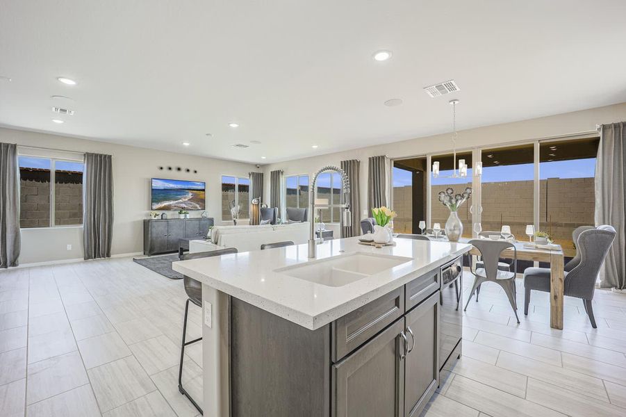 Kitchen | Encatadora | Marketside Tercera | Verrado | New homes in Buckeye, Arizona | Landsea Homes