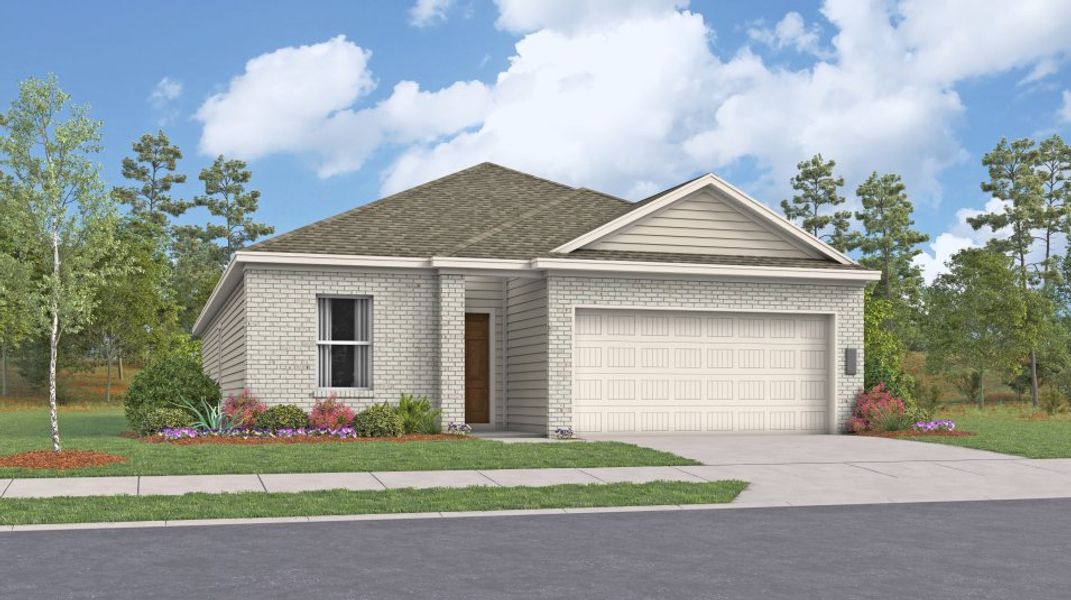 New construction Single-Family house 6232 Grange Valley, San Antonio, TX 78252 Thayer- photo
