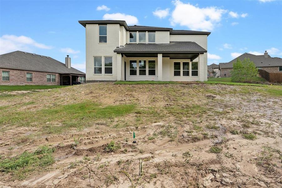 View of rear view of property