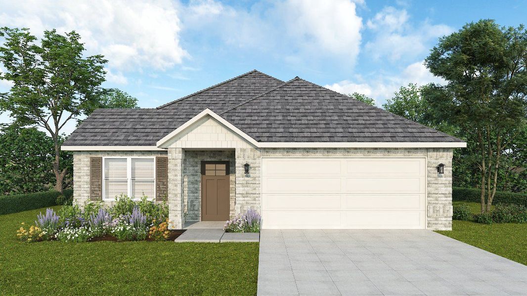 New construction Single-Family house Hillcrest, 10929 Bourbon Street, Willis, TX 77318 - photo