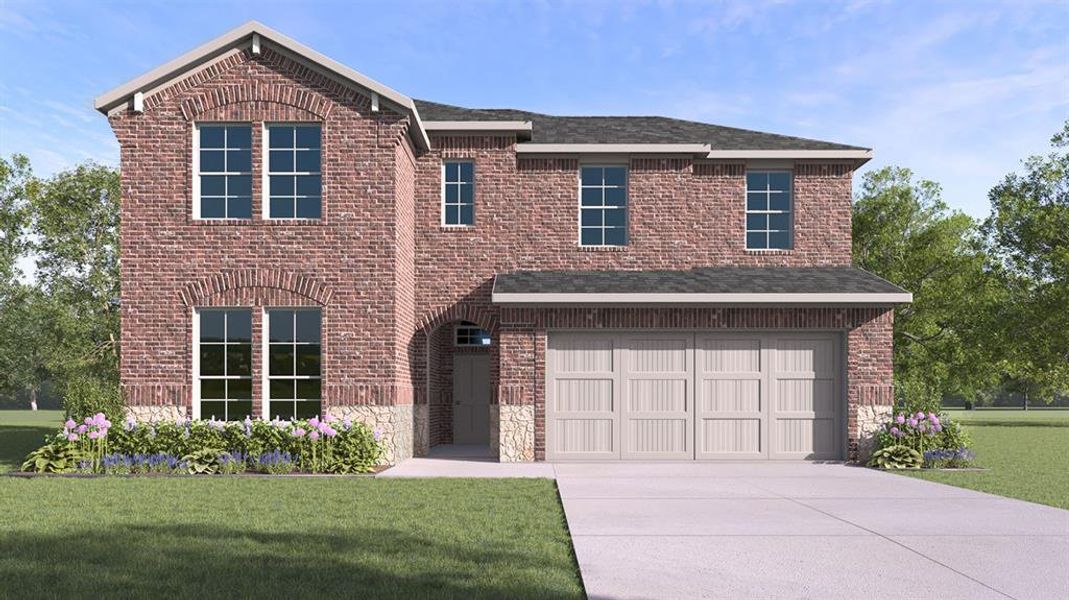 New construction Single-Family house 4185 Rim Trail, Forney, TX 75126 2398 Estes- photo