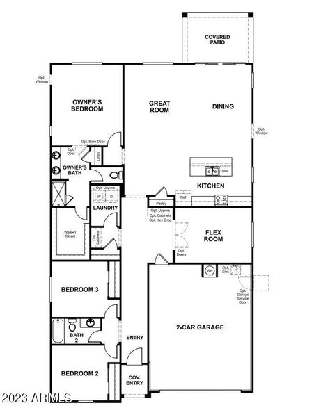 New construction Single-Family house 21701 N Daniel Drive, Maricopa, AZ 85138 Agate- photo