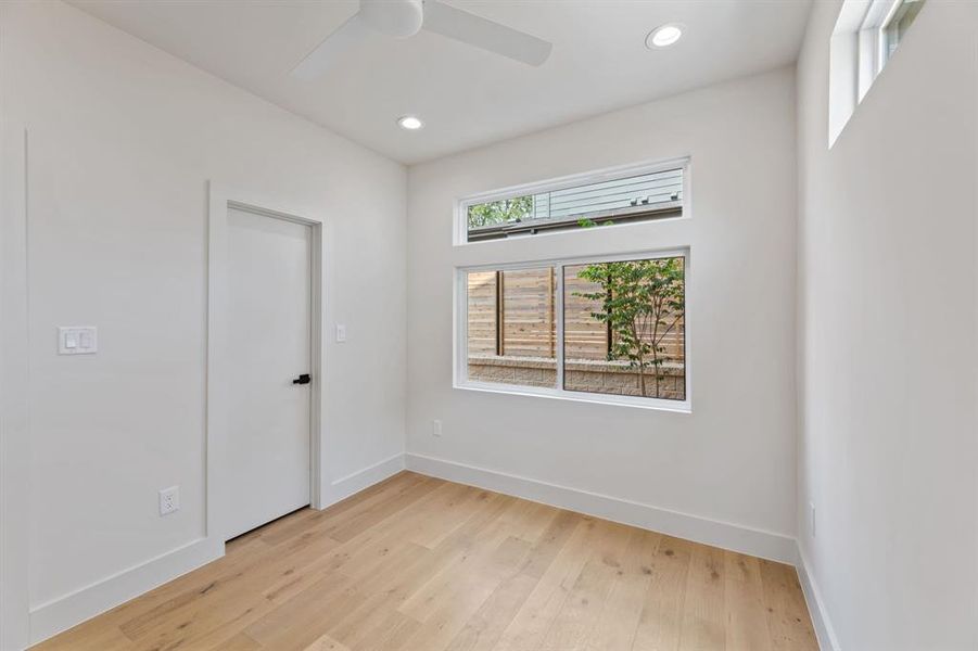 Secondary bedroom on ground floor.