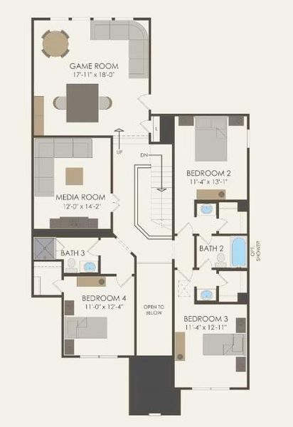 Pulte Homes, Lawson floor plan